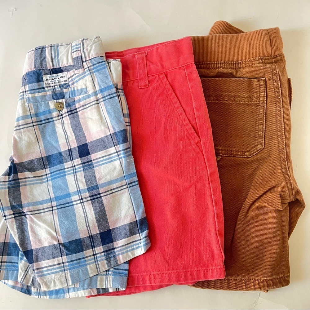 Boys Janie and Jack and Hanna Andersson Chino Shorts Bundle